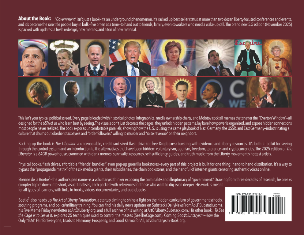 10 Copy "Friends or Bookstore Bundle" of “Government” – The Biggest Scam in History... Exposed! - Image 3